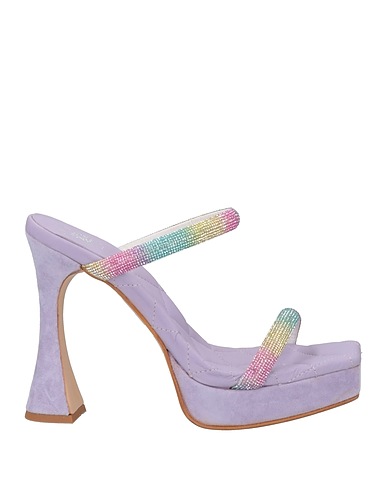 TSAKIRIS MALLAS Sandals Lilac Soft Leather