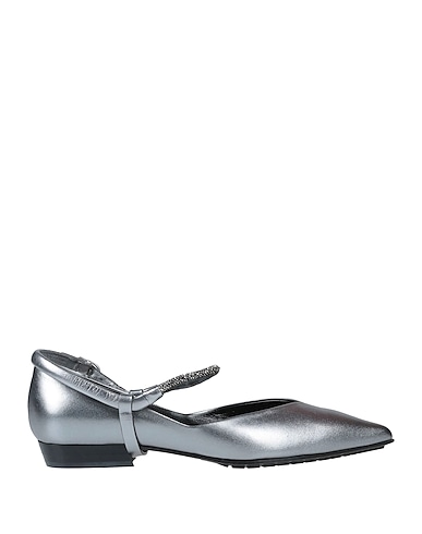 DOROTHEE SCHUMACHER Ballet flats Silver Soft Leather