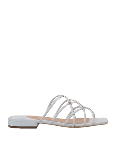 SERGIO ROSSI Sandals White Soft Leather