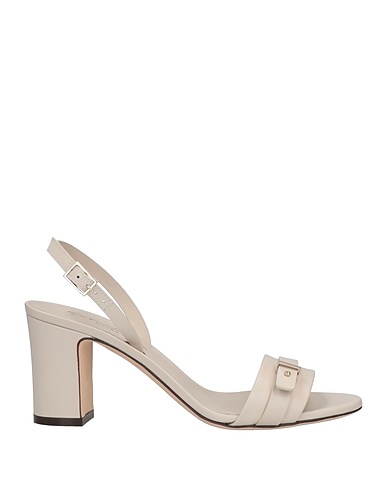 GIORGIO ARMANI Sandals Light grey Soft Leather