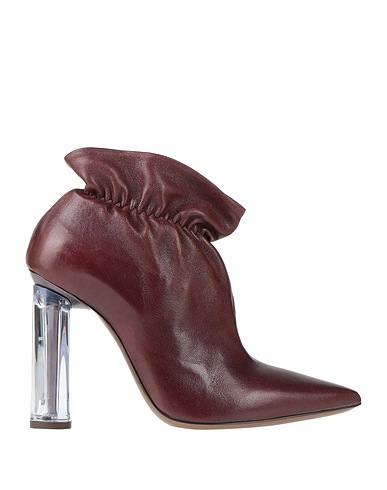 MALLONI Ankle boot Plum Leather