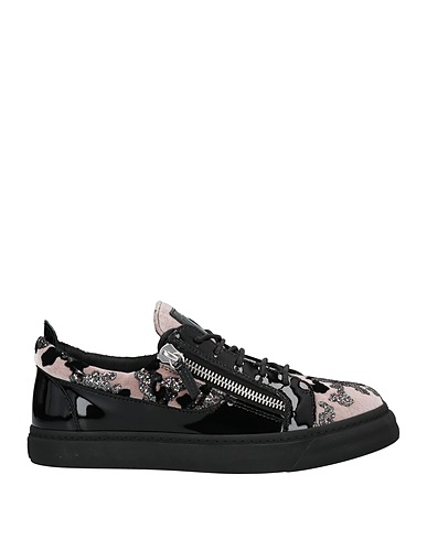 GIUSEPPE ZANOTTI Sneakers Blush Leather, Textile fibers