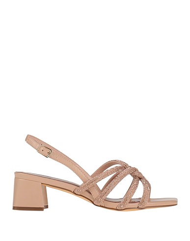 BIBI LOU Sandals Blush Textile fibres