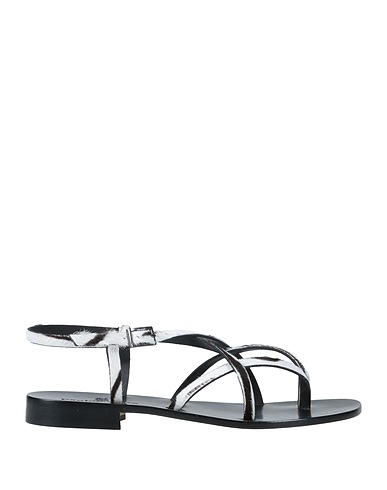 PAOLO FERRARA Flip flops White Leather