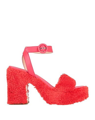 AGL Sandals Coral Soft Leather, Textile fibres