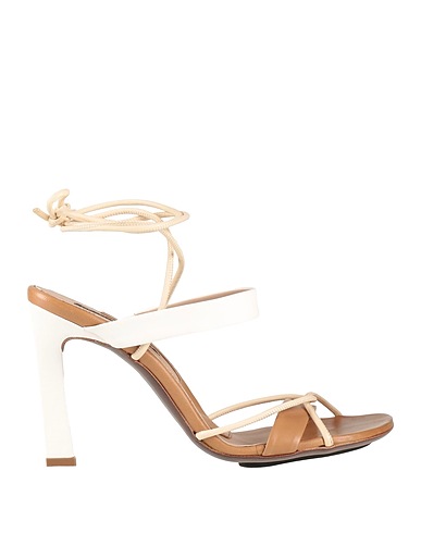 MALLONI Sandals Camel Leather