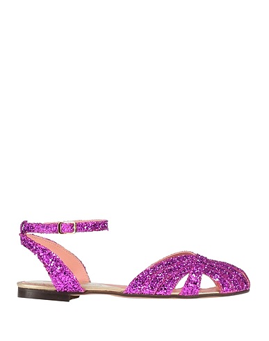 LORETTA PETTINARI Sandals Fuchsia Soft Leather