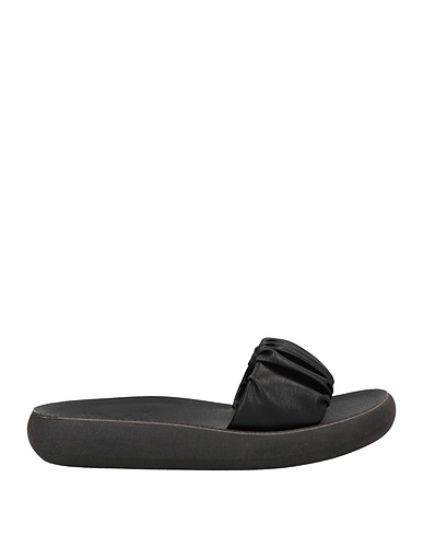 ANCIENT GREEK SANDALS Sandals Black Textile fibres