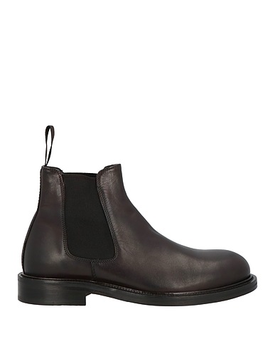 RICHARD OWE'N Ankle boot Dark brown Soft Leather