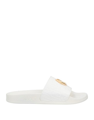 LIU •JO Sandals White Textile fibers