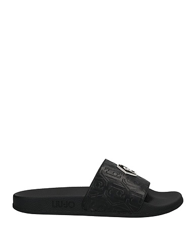 LIU •JO Sandals Black Textile fibers