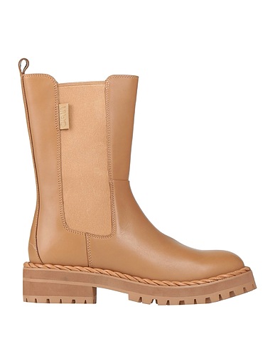 LIU •JO Ankle boot Light brown Calfskin