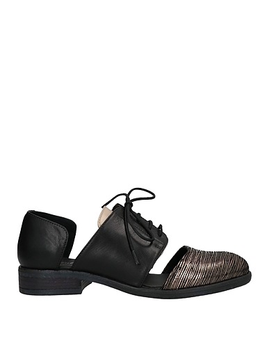 LE BOHÉMIEN Stringate Nero Pelle