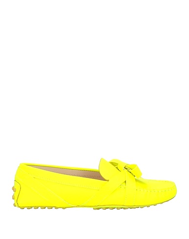 TOD'S Loafers Yellow Soft Leather