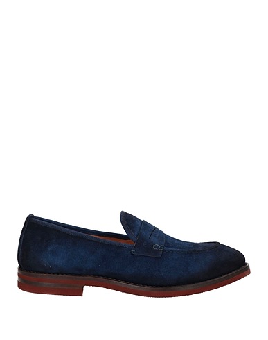 FABI Mocassino Blu Pelle
