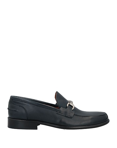 GREY DANIELE ALESSANDRINI Loafers Black Soft Leather