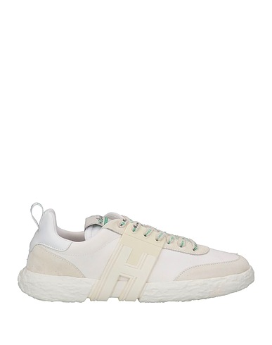 HOGAN Sneakers 3R Bianco Pelle, Fibre tessili