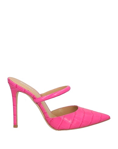 MICHAEL MICHAEL KORS Mule e zoccoli Fucsia Pelle