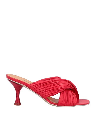 HALMANERA Sandals Red Soft Leather