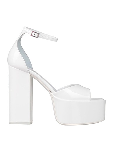 PARIS TEXAS Sandals White Soft Leather