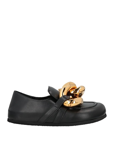 JW ANDERSON Loafers Black Calfskin
