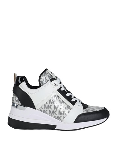 MICHAEL MICHAEL KORS Sneakers Weiß Leder, Gewebefasern