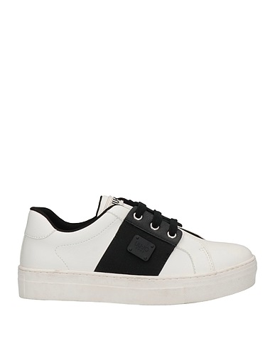 LIU •JO Sneakers White Soft Leather, Textile fibres