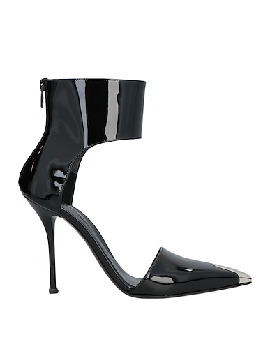 MCQUEEN Pump Black Soft Leather
