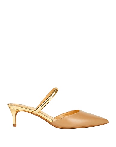 MICHAEL MICHAEL KORS Mules and clogs Camel 100% Bovine leather