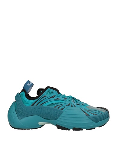 LANVIN Sneakers Deep teal 100% Polyester, Rubber