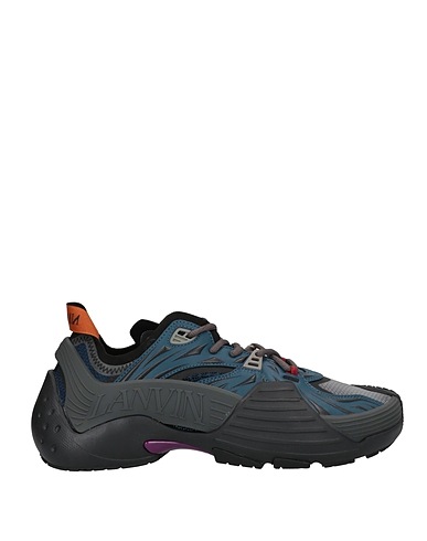 LANVIN Sneakers Blue 100% Polyester, Rubber
