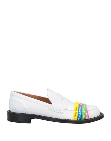 JW ANDERSON Loafers White Calfskin