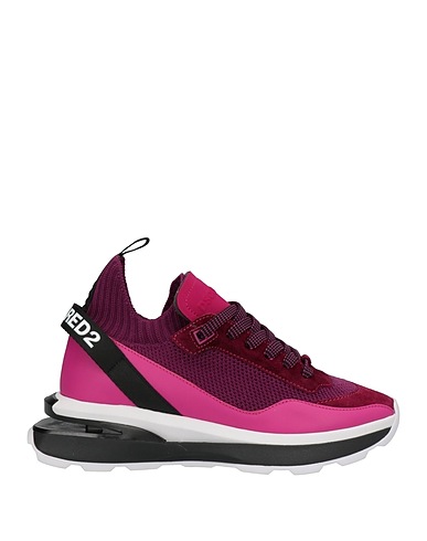 DSQUARED2 Sneakers Mauve Soft Leather, Textile fibers