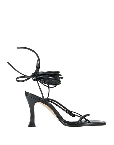 ILIO SMERALDO Sandals Black Soft Leather
