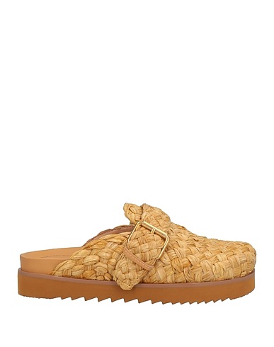 ASH Mules and clogs Beige Natural raffia