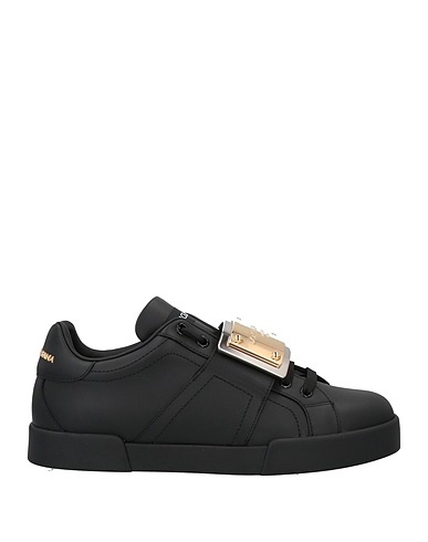 DOLCE&GABBANA Sneakers X P.J. TUCKER Black Soft Leather