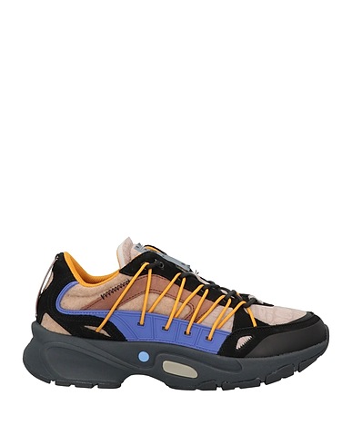 McQ Alexander McQueen Sneakers Black Leather, Textile fibers