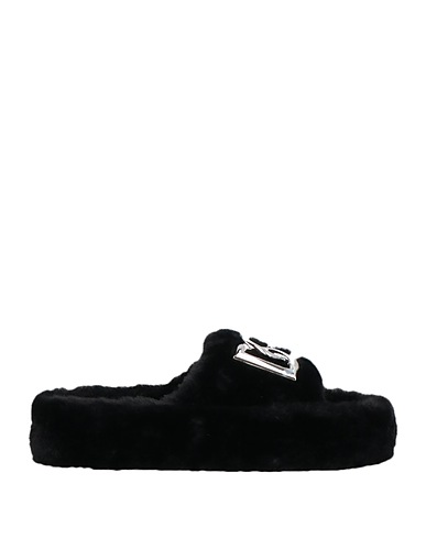 DOLCE&GABBANA Sandals Black Synthetic fibers