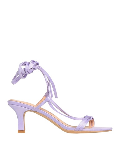 GAëLLE Paris Sandals Lilac Textile fibres