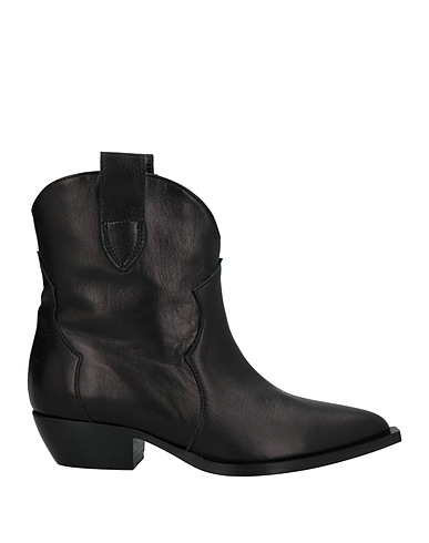 NCUB Stiefelette Schwarz Leder