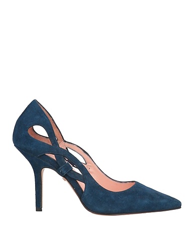 ANNA F. Pump Navy Leather