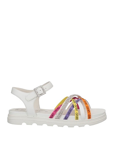 LIU •JO Sandals White Textile fibers