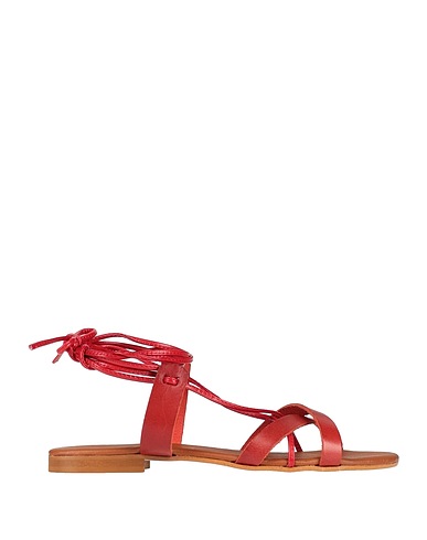 ESTHER Flip flops Burgundy Cowhide