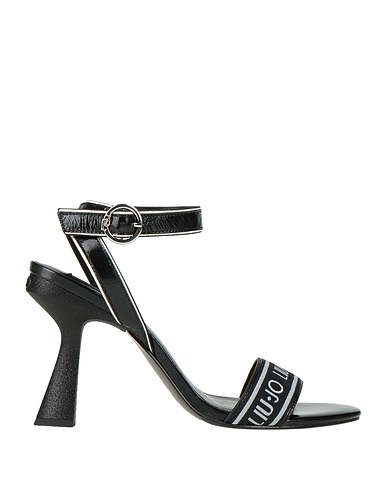 LIU •JO Sandals Black Textile fibers