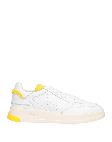 GHŌUD Venice Sneakers White Soft Leather, Textile fibres