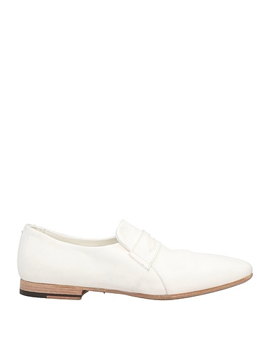 PANTANETTI Loafers White Soft Leather