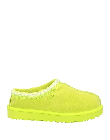UGG Mules and clogs TASMAN SNDD Lime green Leather, Textile fibers