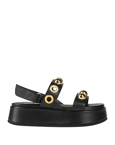 AGL Sandals Black Soft Leather