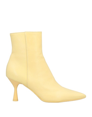 AGL Stiefelette Pastellgelb Leder