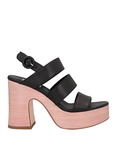 AGL Sandals Black Soft Leather